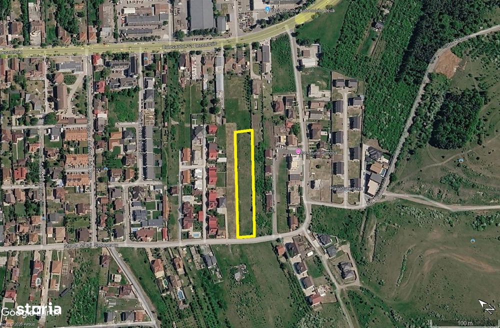 Teren intravilan str Sadoveanu Deva