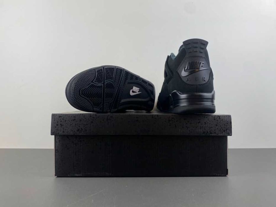 Nike Jordan Retro 4 Black Cat Мъжки Дамски Маратонки