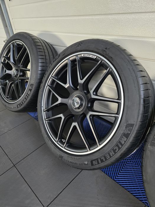 22" ОРИГИНАЛНИ AMG джанти GLE63 W167 + НОВИ Michelin Pilot Sport 4S