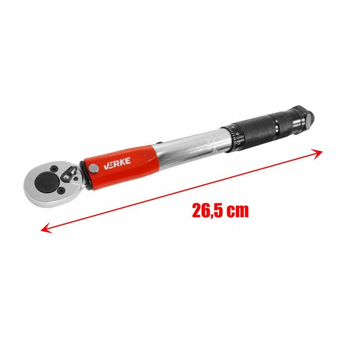 Cheie cu dinamometru, 1/4", 265 mm, 5-25 Nm, Verke