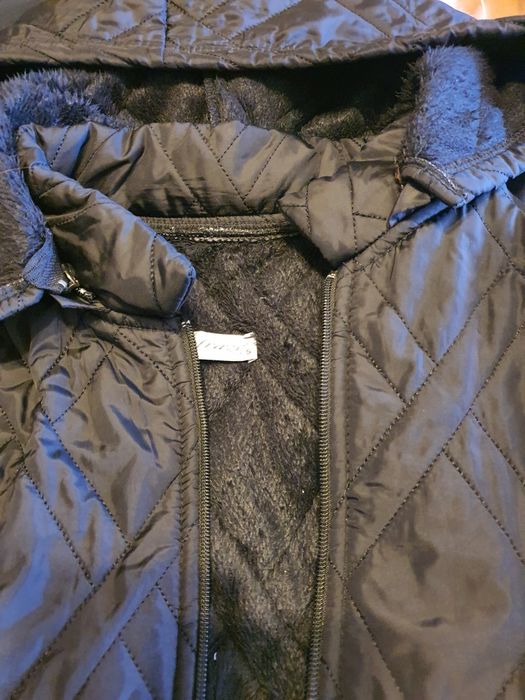 Дълго капитонирано топло яке