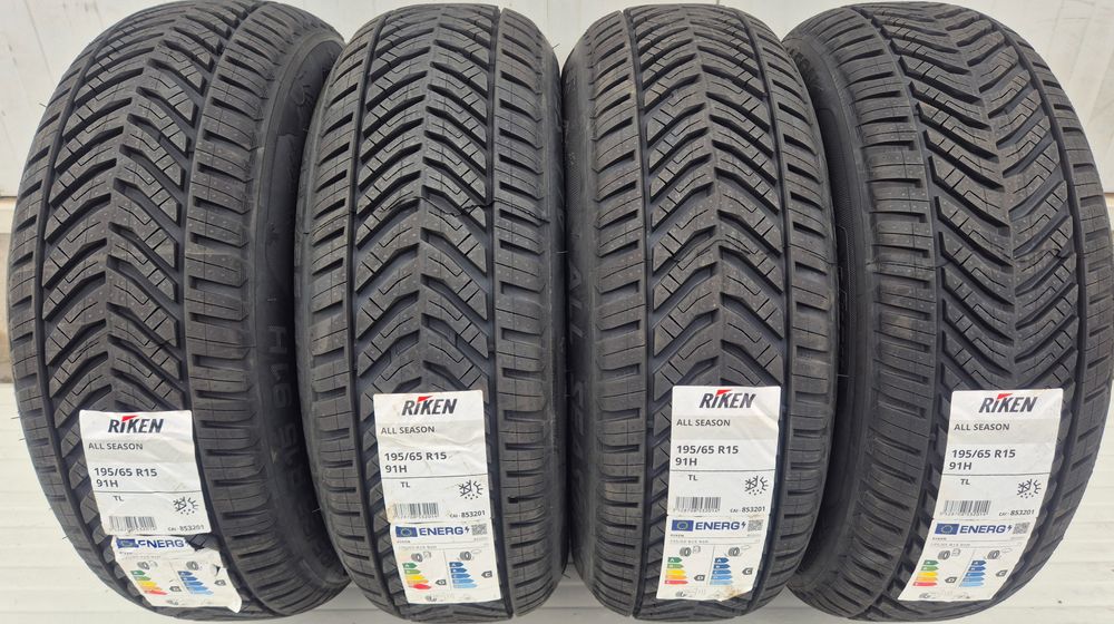 195/65 R15,91H, RIKEN (by Michelin) ,Anvelope all season M+S