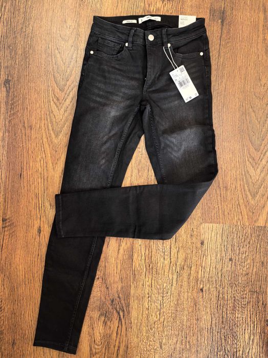 Дънки Mango черни