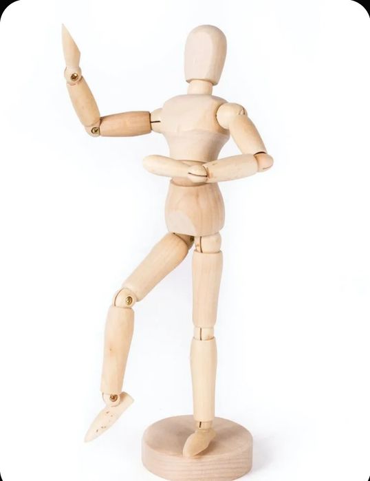Игрушка Манекен деревянный