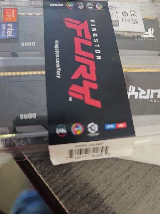 Kingston FURY Beast RGB 32GB DDR5 6000MHz CL30, 2x16GB, kit nou