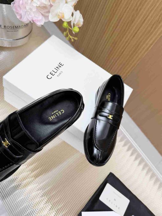 Дамски обувки - Celine Loafer Malaquais In Polished Bullskin