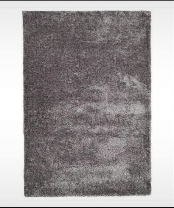 Covor gri pufos 160x230