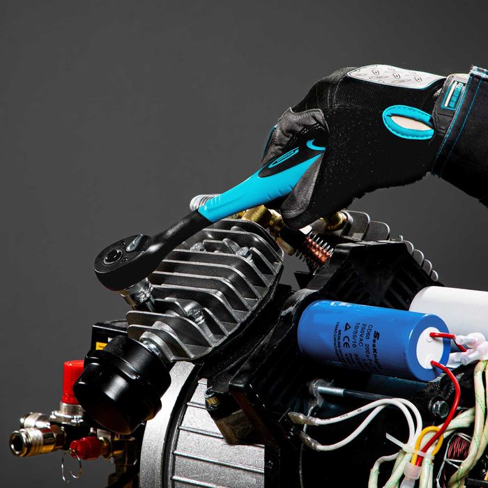 Тресчотка 3/8,72 зъба,с бързо освобождаване - Gross - 14084