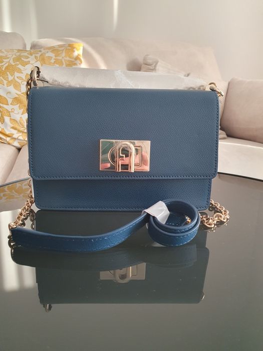 Geanta Furla, albastru inchis, noua