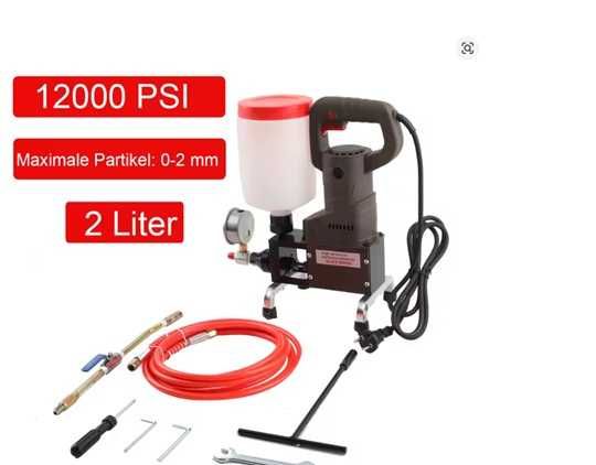 Utilaj insertie rasini,mortar,ciment in goluri/fisuri casa, apartament