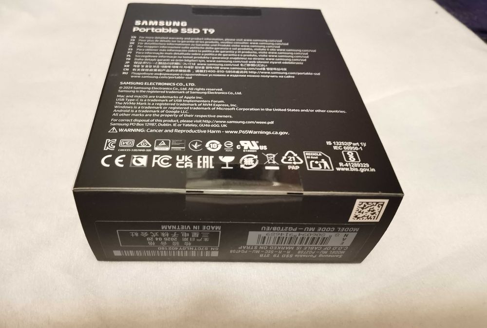 SSD Extern Samsunt T9 2 Tb