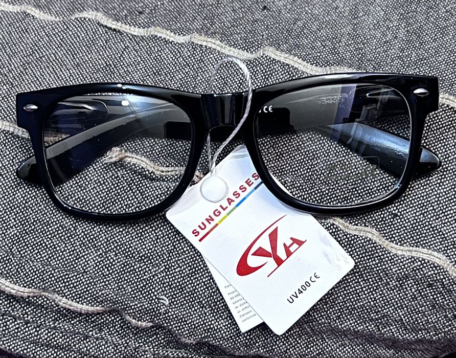 Дамски очила правоъгълни Vintage дизайн стъкла без диоптър защитаUV400