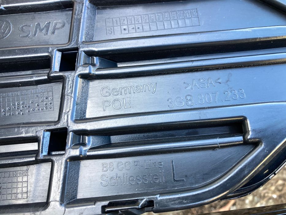 Grila VW Arteon R-Line 2017 - 2020 grila proiector stanga bara fata