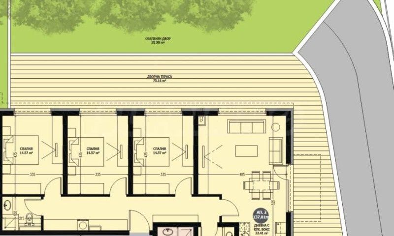 Продава се Четиристаен апартамент в София, 7-ми 11-ти километър - 140 кв.м за 1286 €/кв.м - Снимка #4