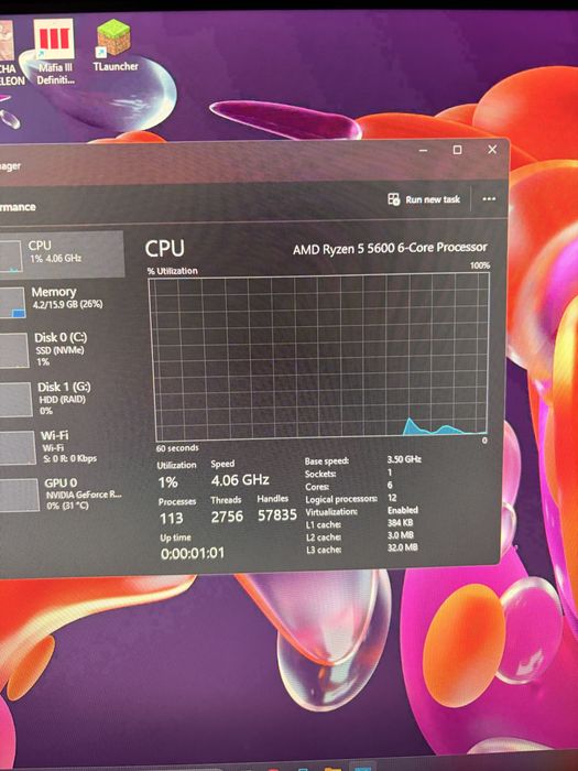PC Gaming Ryzen 5 5600 | RTX 3060 12GB | 16GB RAM DDR4 | RGB Bucuresti ...