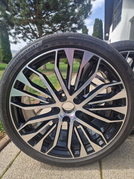 Set jante Audi A6 Competition + anvelope, stare foarte bună
