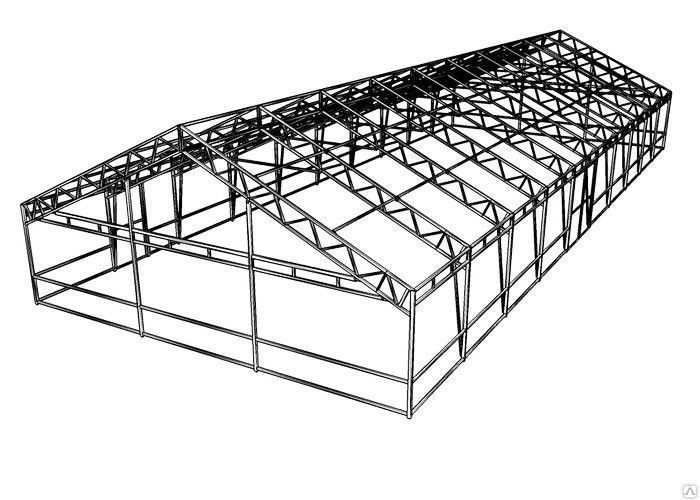 Продам Ангар из сендвич панелей