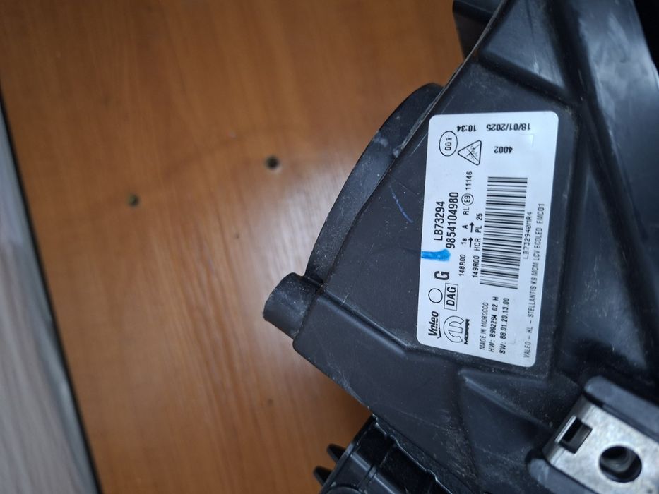 Ляв фар Toyota Proace City Doblo LIFT Full LED