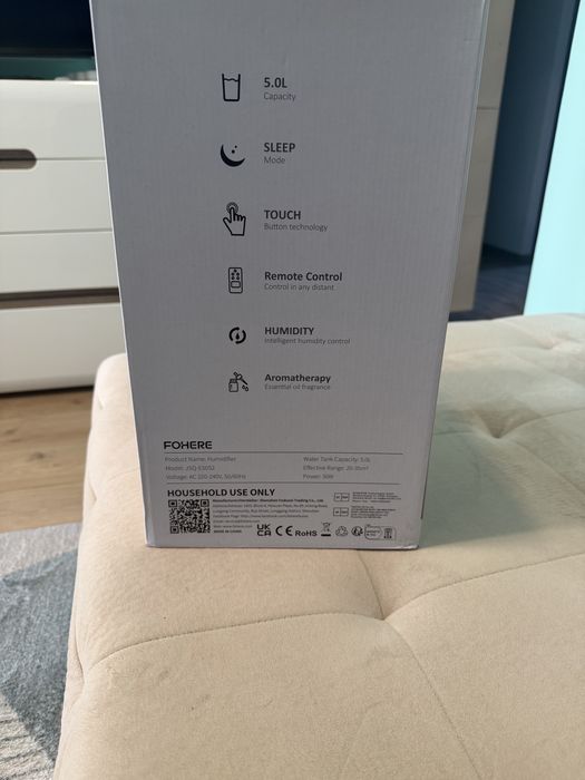Овлажнител за въздух fohere 5l