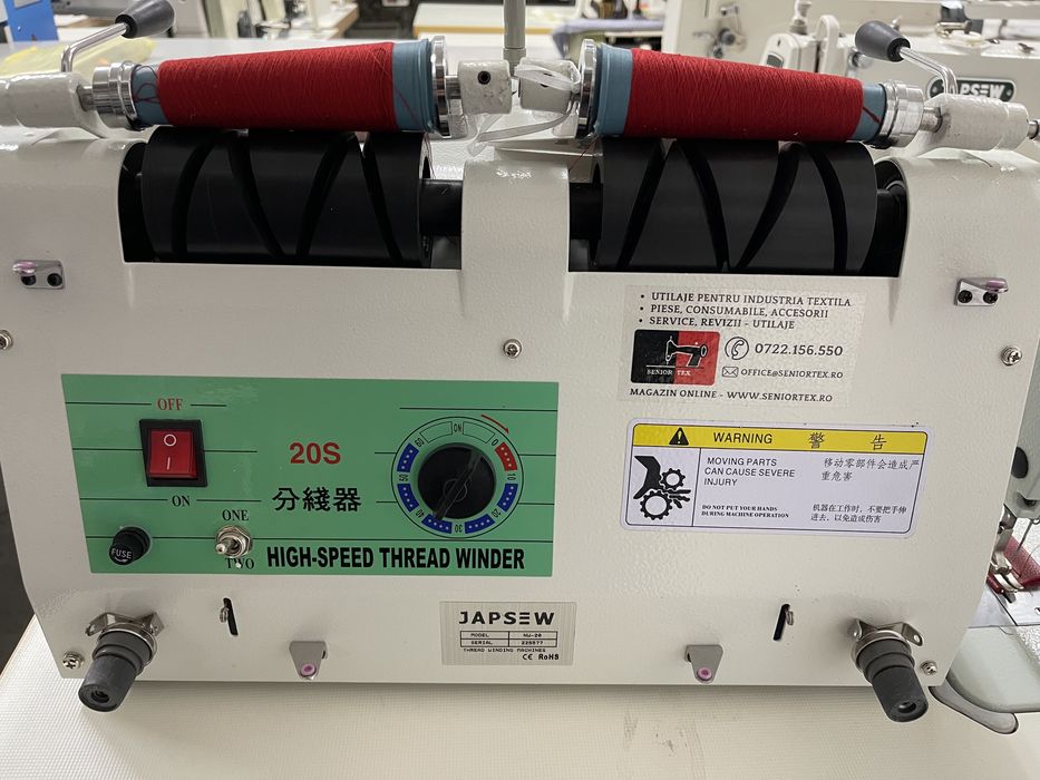 Masina de bobinat ata cu doua conuri Japsew NW-20