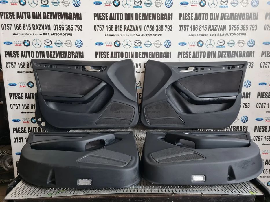 Set Fete Fata Tapiterie Usa Piele Alcantara Audi A5 Sportback 4 Usi 2.0 Tdi Euro 5 Motor CJC Cutie