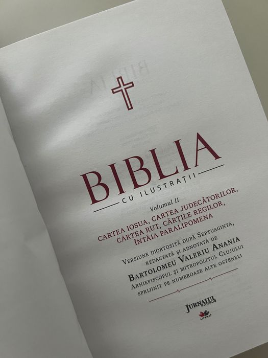 Biblia cu Ilustrații | Bartolomeu Valeriu Anania | Vol. I, II, III, IV, V | NOU