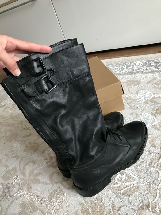 Сапоги из натуральной кожи