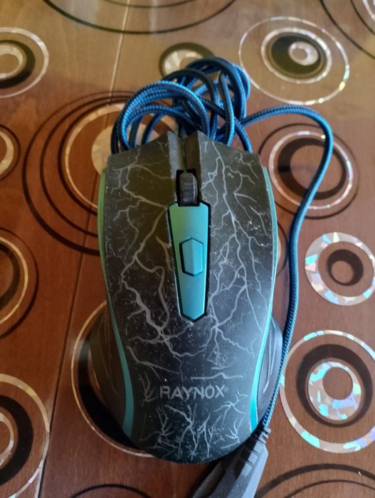 Комплект: 2 джойстика + мишка + клавиатура Raynox — Черен цвят