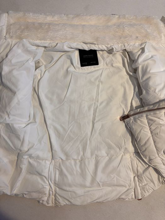 Geaca alba Zara mar S