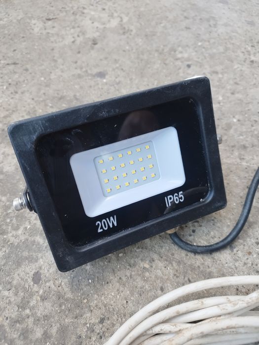 Proiector LED Hoff Noctem Max, 20 W, 1800 lm, lumina rece, IP65