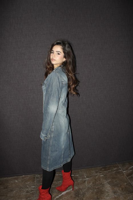 Дънкова дълга рокля