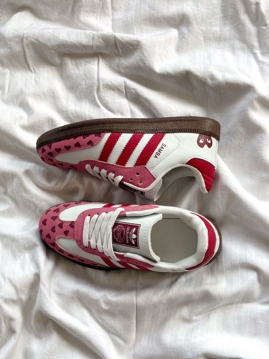 Продам кеды Adidas Samba Pink Hearts