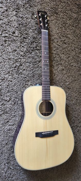 Recording King RD328 Electro Acustica Chitara All-solid Adirondack Rosewood ca Martin HD28