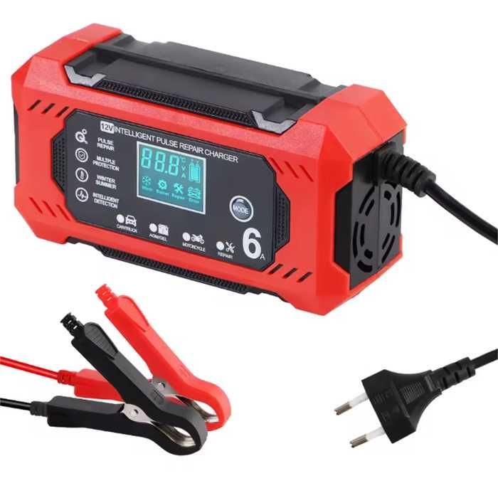 Зарядно за акумулатор, 6A 12V