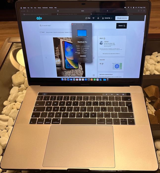 Apple MacBook Pro Touchbar - i7, 16gbRam, Amd Radeon 4gb, ssd512