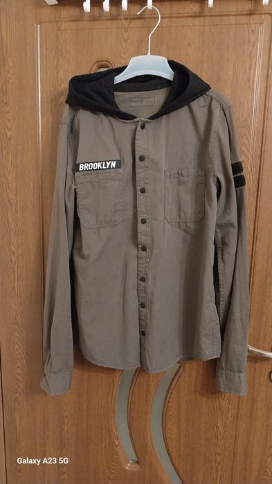Pantaloni cargo și camasa baieti mărimea 170-176