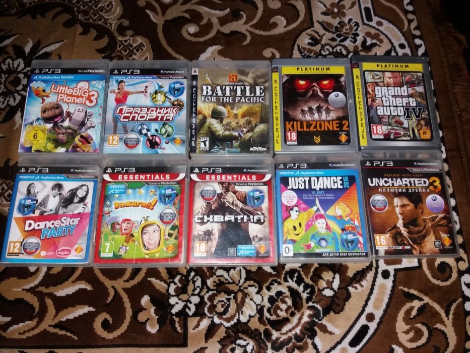 Игры ПС3 диски лицензионные