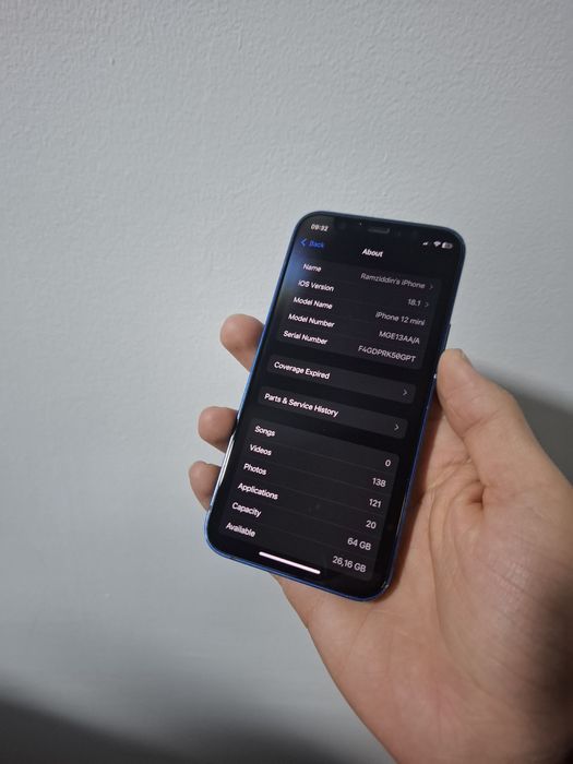 Iphone 12 mini srochna sotiladi