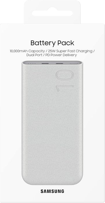 Acumulator extern Samsung,Fast Charge (25 W),QI,10000mah,sigilat