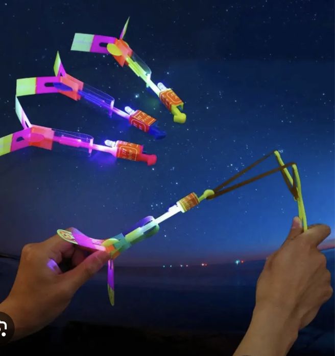 Рогатка самолетик светящийся