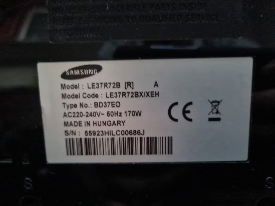 За части: Samsung LE37R72B – 37" LCD телевизор