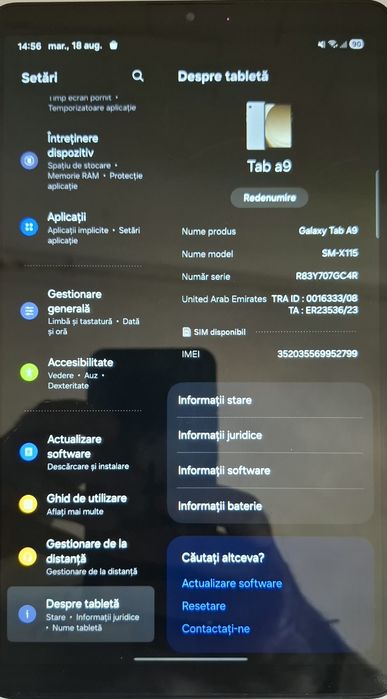 Samsung tableta A9