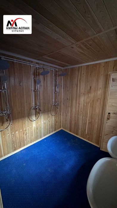 Мобильная баня из контейнера