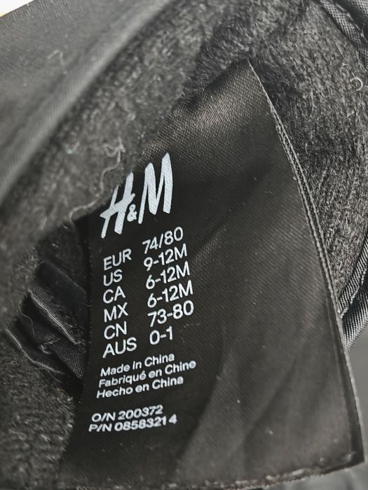 Salopeta iarna H&M brbe + mănuși H&M  mărimea 80,