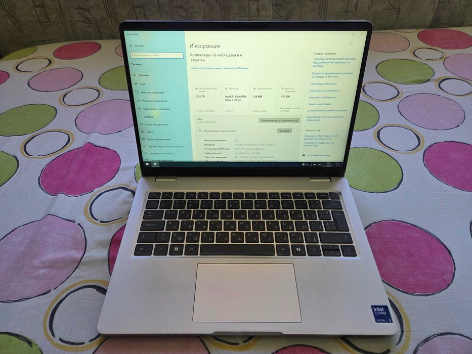 Dell pro 14 ultra 5 235U 32gb ram