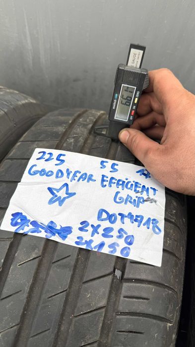 Jante BMW G30 G31 G11 G12 G32 F48 225 55 17 vara GoodYear Efficient