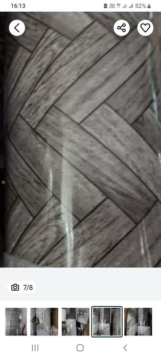 Linoleu  Gri 40 m patrati, 2m lat x 20 m lungime, obiect de Arta și co