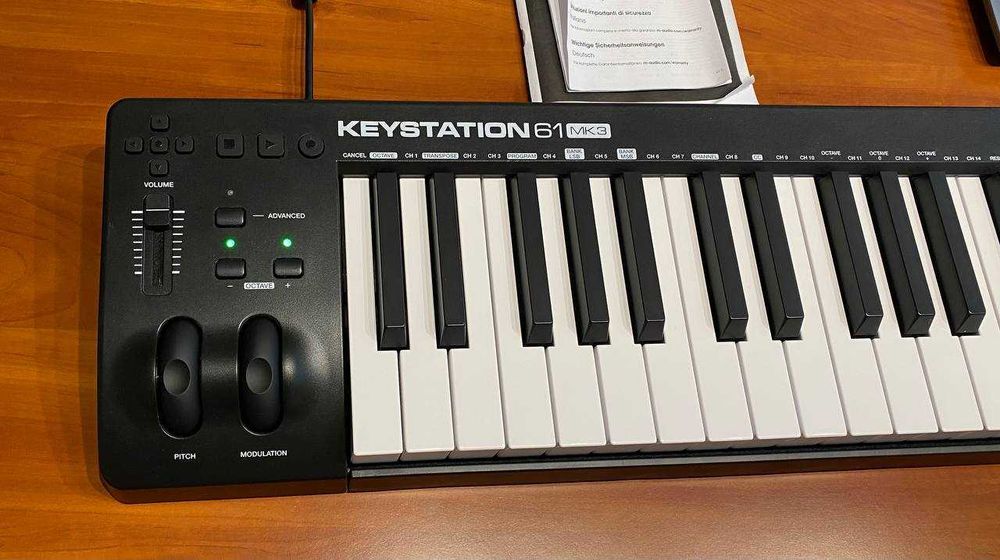 Миди клавиатура M-Audio Keystation 61 MK3 - Като Нова