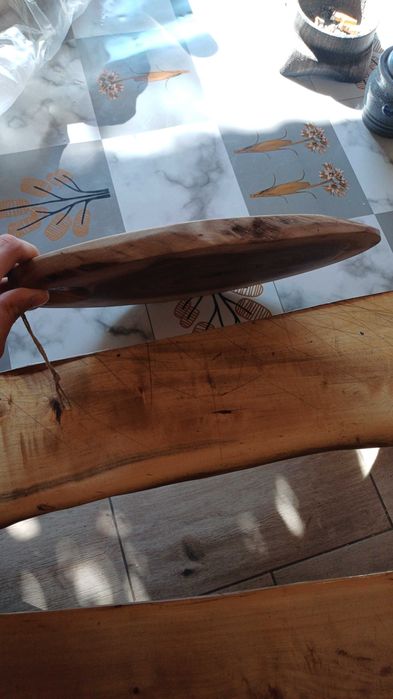 Fund de lemn facut acasa