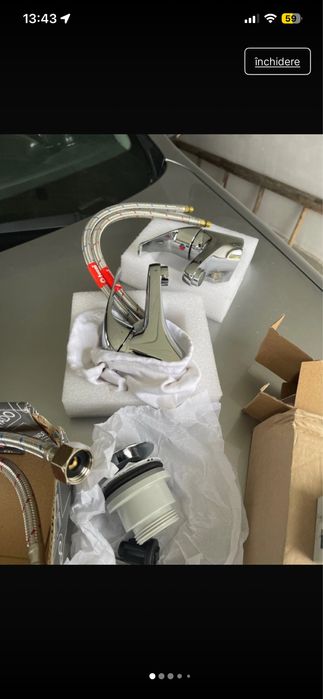 Robinet monocomanda pentru lavoar model Mallorca,disponimil 2x bucati ,la a doaua bucata nu am scurgerea